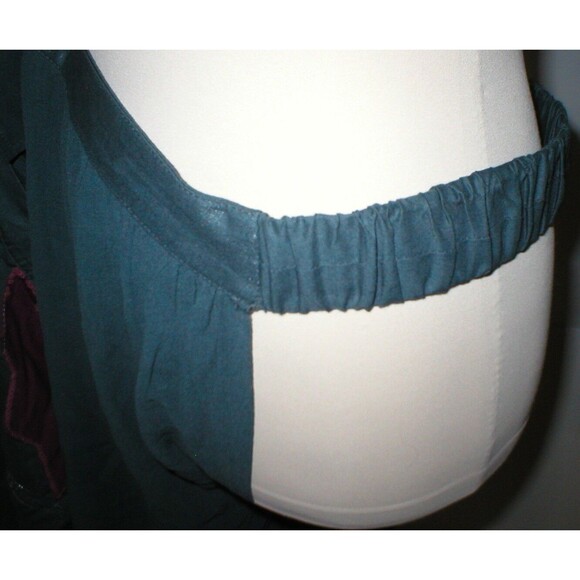 NWT Womens New Designer Isabela Capeto Handmade Skirt 31 X 24 Green Sequins Silk - Picture 10 of 12